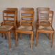 6 Luterma bistro chairs - Monobloc system - 1950s - vintage