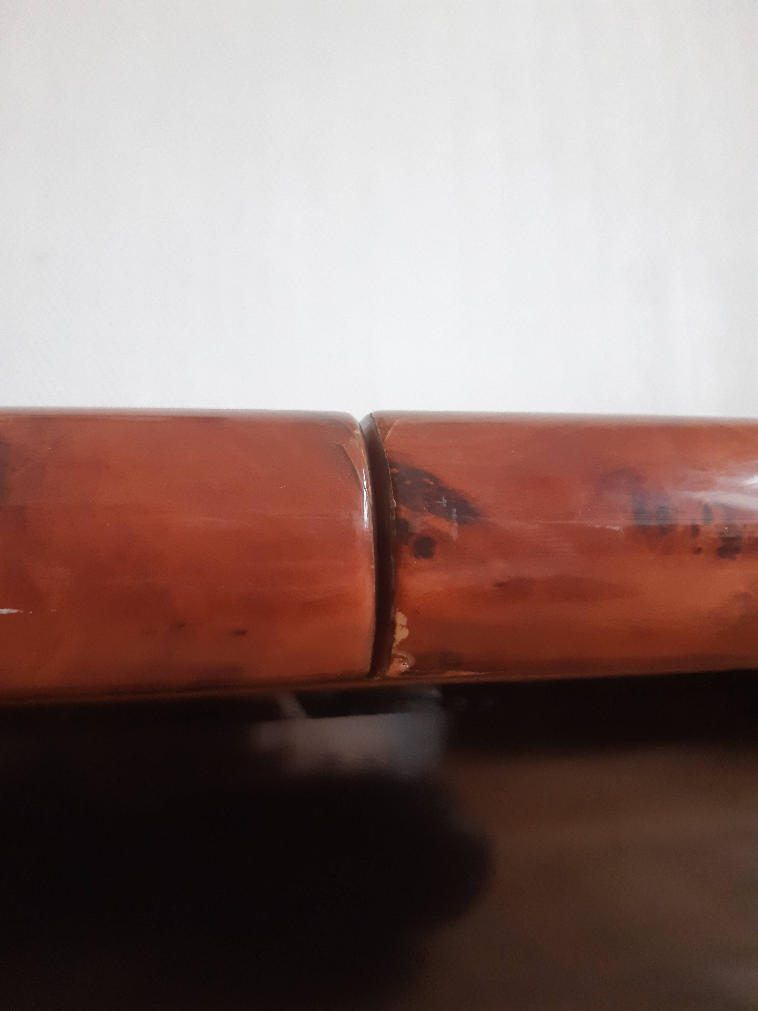 1970s Elm Burl Bar Coffee Table