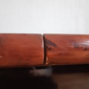 1970s Elm Burl Bar Coffee Table
