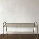 Gold metal shelf