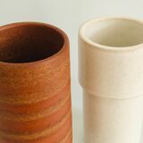 Vintage Dutch vase duo