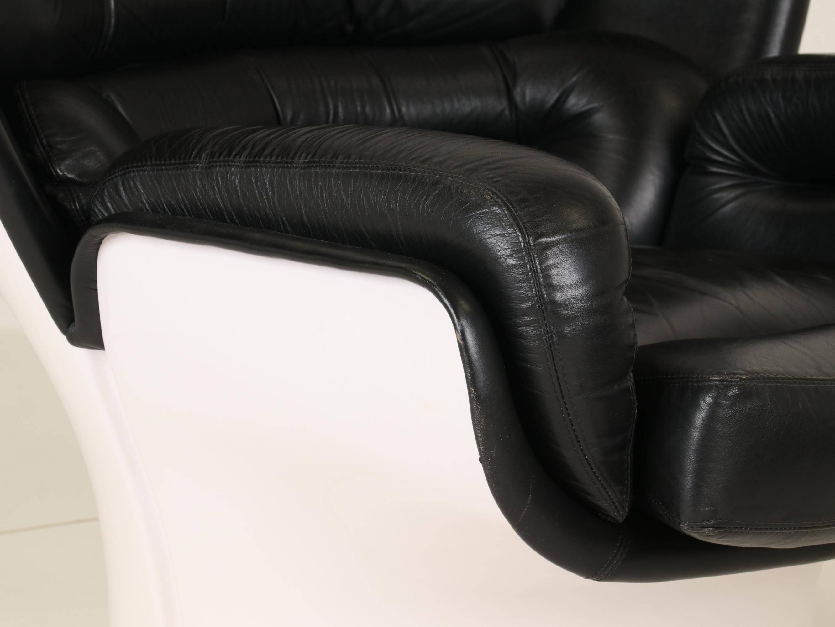 Elda Chair and Ottoman by Joe Colombo for Comfort, Italy, 1970s