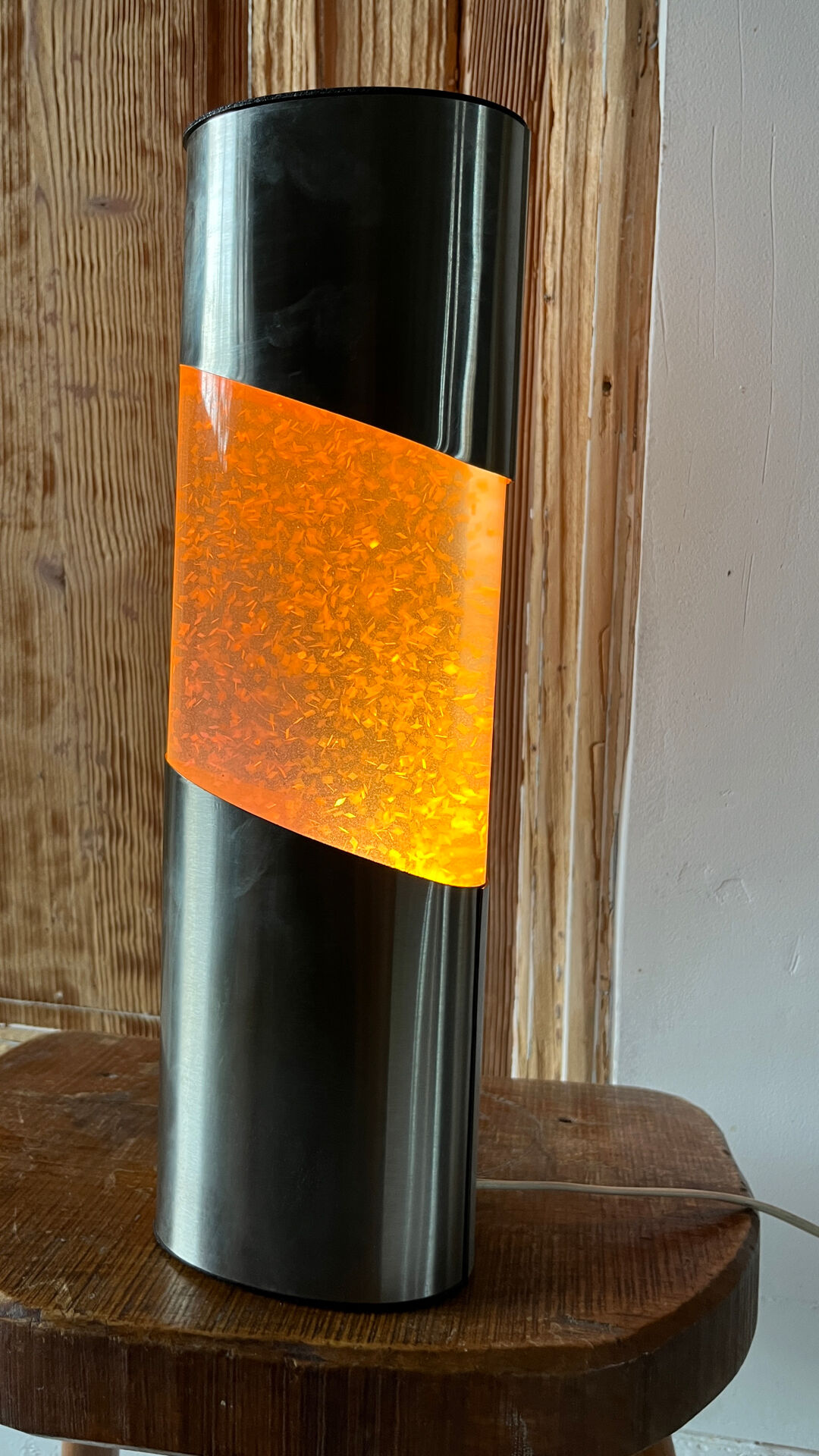 Lampe à paillette Space Âge
