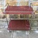 Steel and formica dessert table