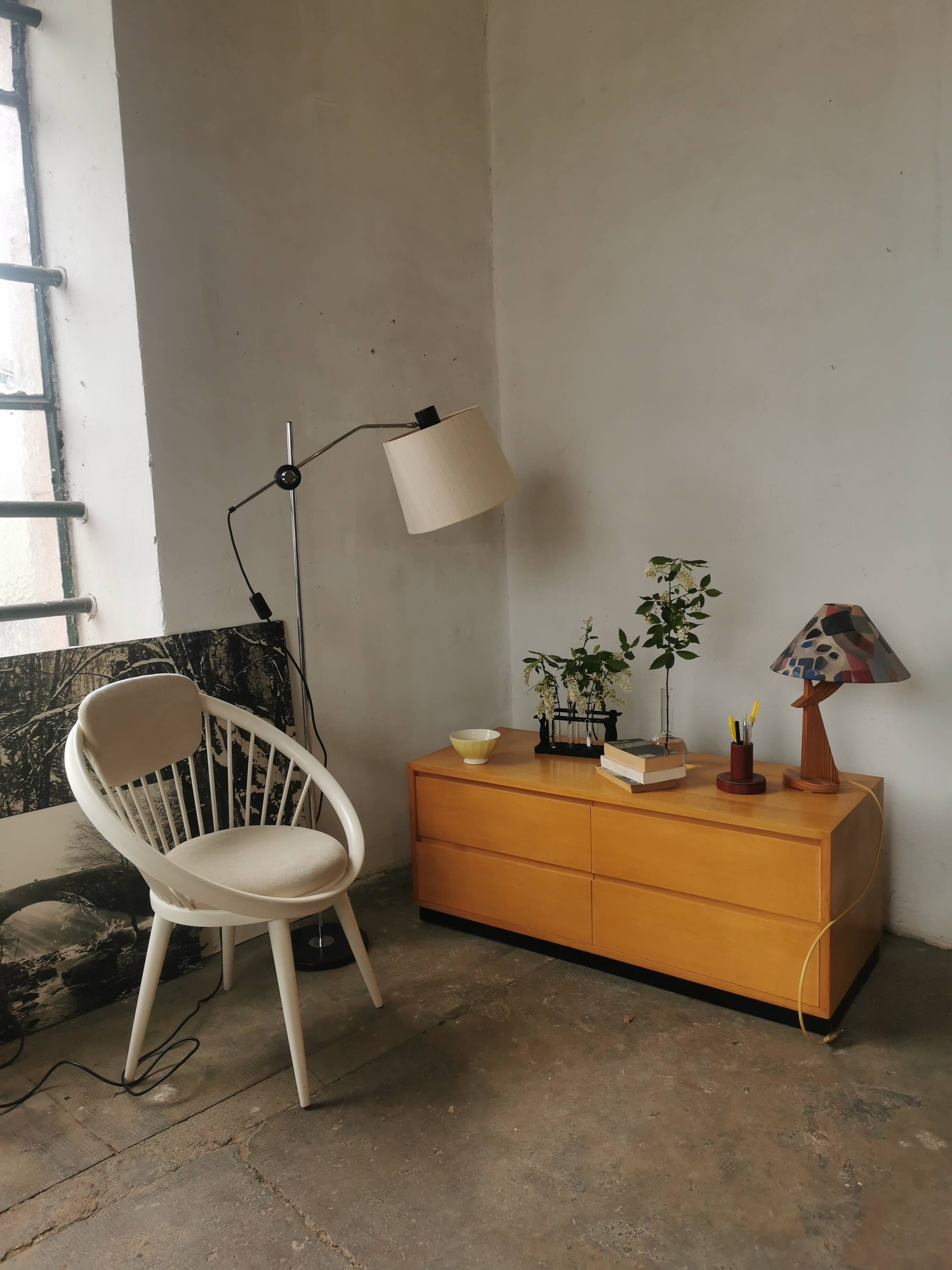 MK Mobel chest of drawers in elm from the 70s