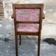 Pair of 1960s bridge chairs in Nobilis fabric
