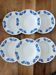 6 assiettes creuses Boch feuilles de chêne