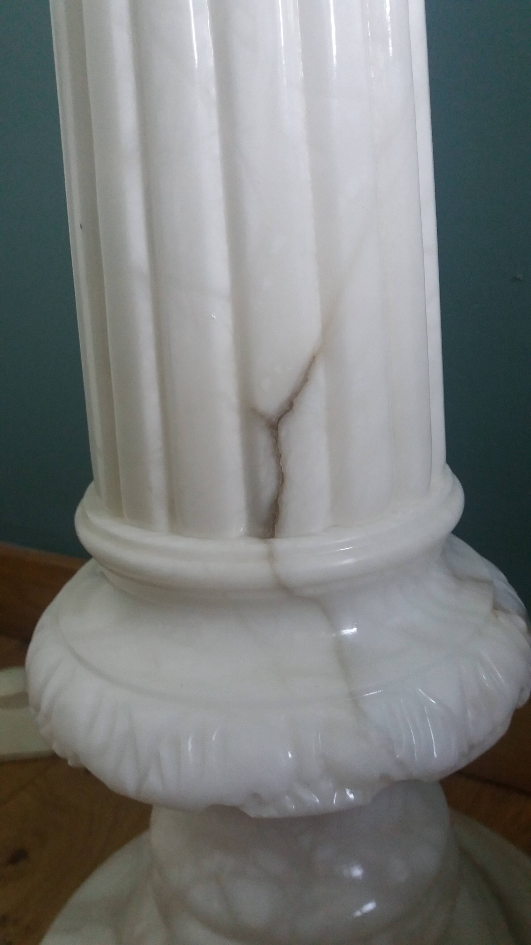 Alabaster light column