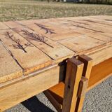 Vintage coffee table by Roger Capron, herbarium model