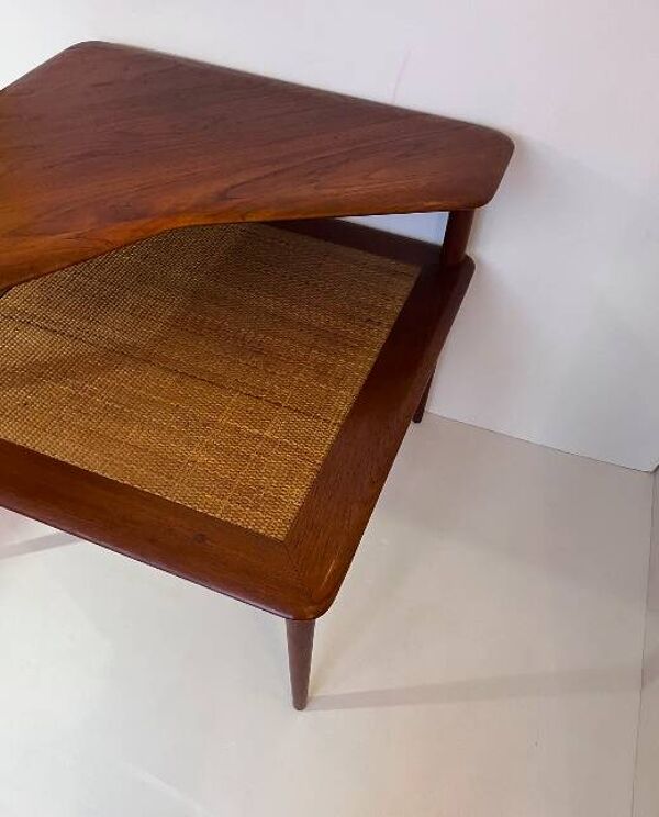 Table basse, d'appoint d'angle Peter Hvidt et Orla Mølgaard-Nielsen