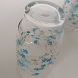 6 stackable forget-me-not glasses
