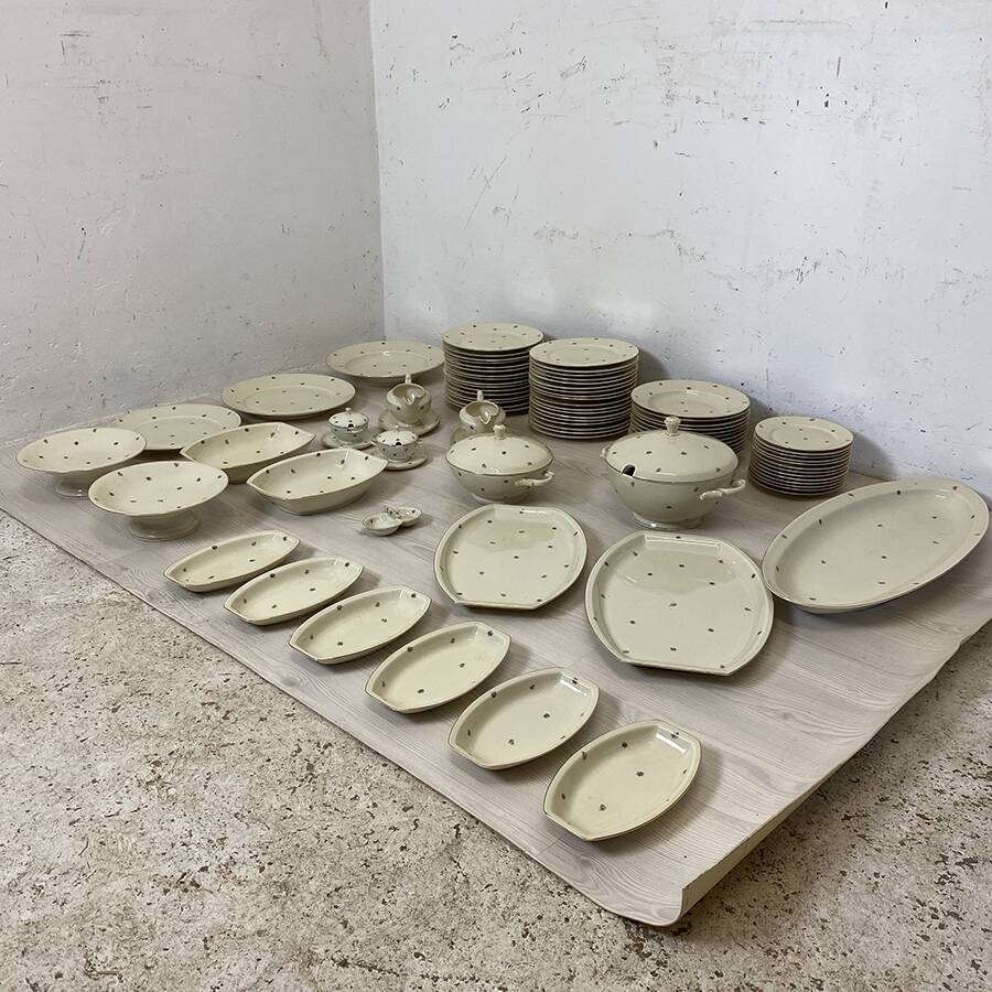 Bohemia Royal Ivory porcelain dinnerware set 1900