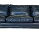 Vintage Danish black leather canapé by Mogens Hansen from the 1960s.