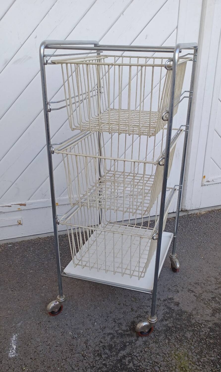 Vintage trolley dessert cart