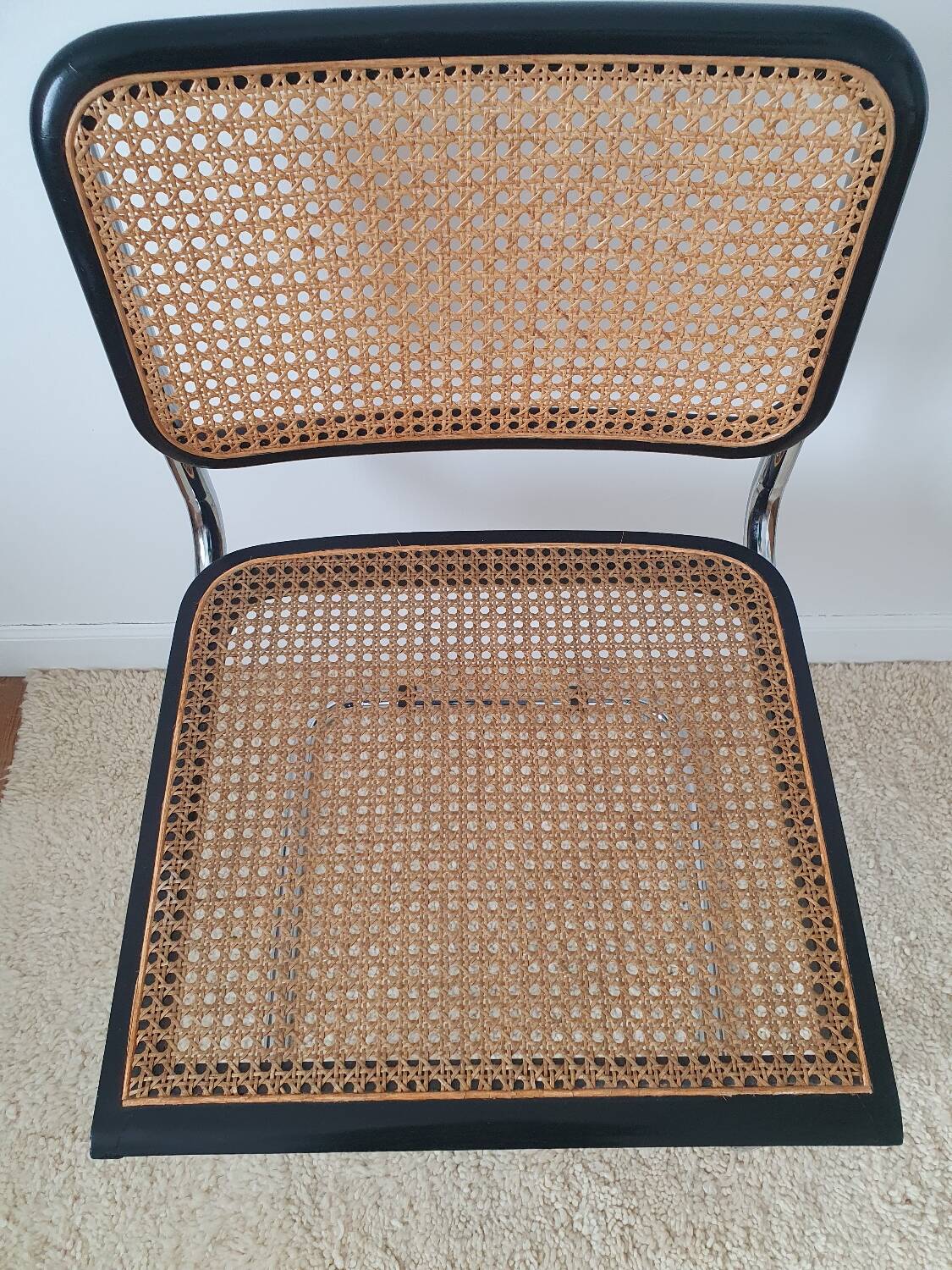 Chaise cannée B32 Marcel Breuer