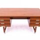 Teak desk, Eigil Petersens Mobelfabrik, Denmark, 1970s.