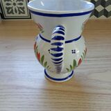 Pichet céramique HB Quimper, pot à lait, carafe, pichet vintage, en faïence française