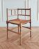 Chaise d'angle vintage rénovée, années 50