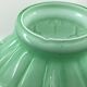 2 Art Deco vases in green opaline • Circa 1920/30