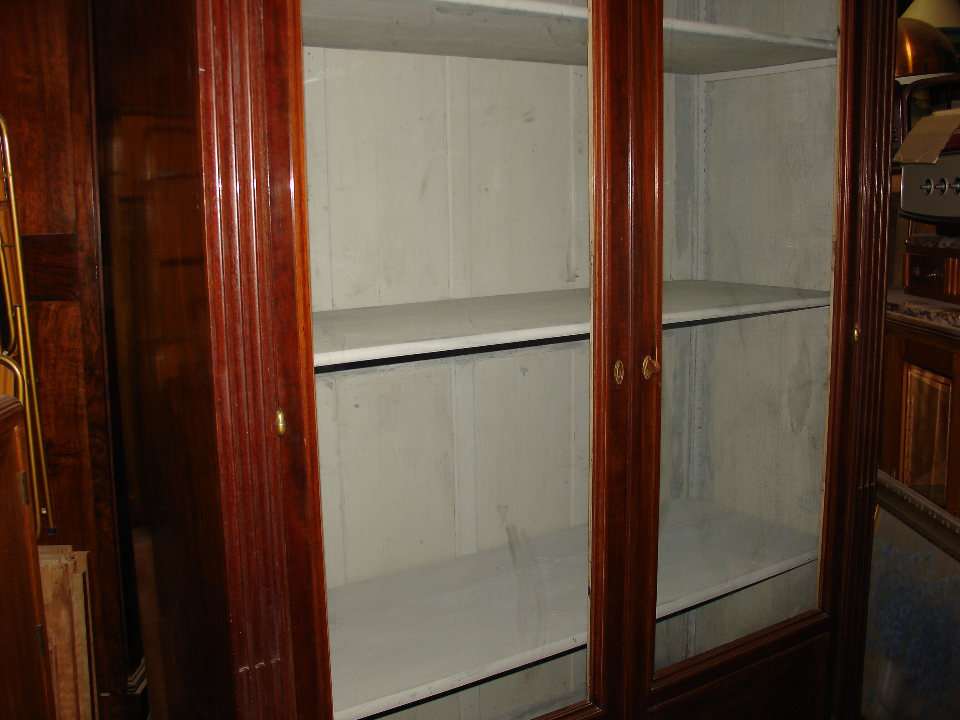 Late 19th century Cuban mahogany bookcase
