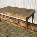 Poplar and oak farm table