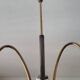 Vintage three-branch light fixture