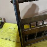 Vintage wooden magazine rack, Denmark