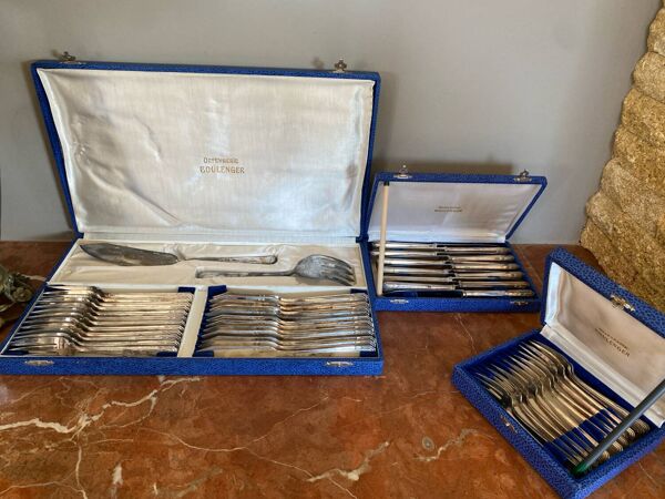 Ensemble de 50 pièces Menagere art deco boulenger