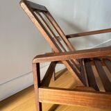 Vintage wooden armchair for children 1960