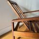Vintage wooden armchair for children 1960