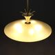 Vintage ceiling light in glass and aluminium, Italy, 1950s.