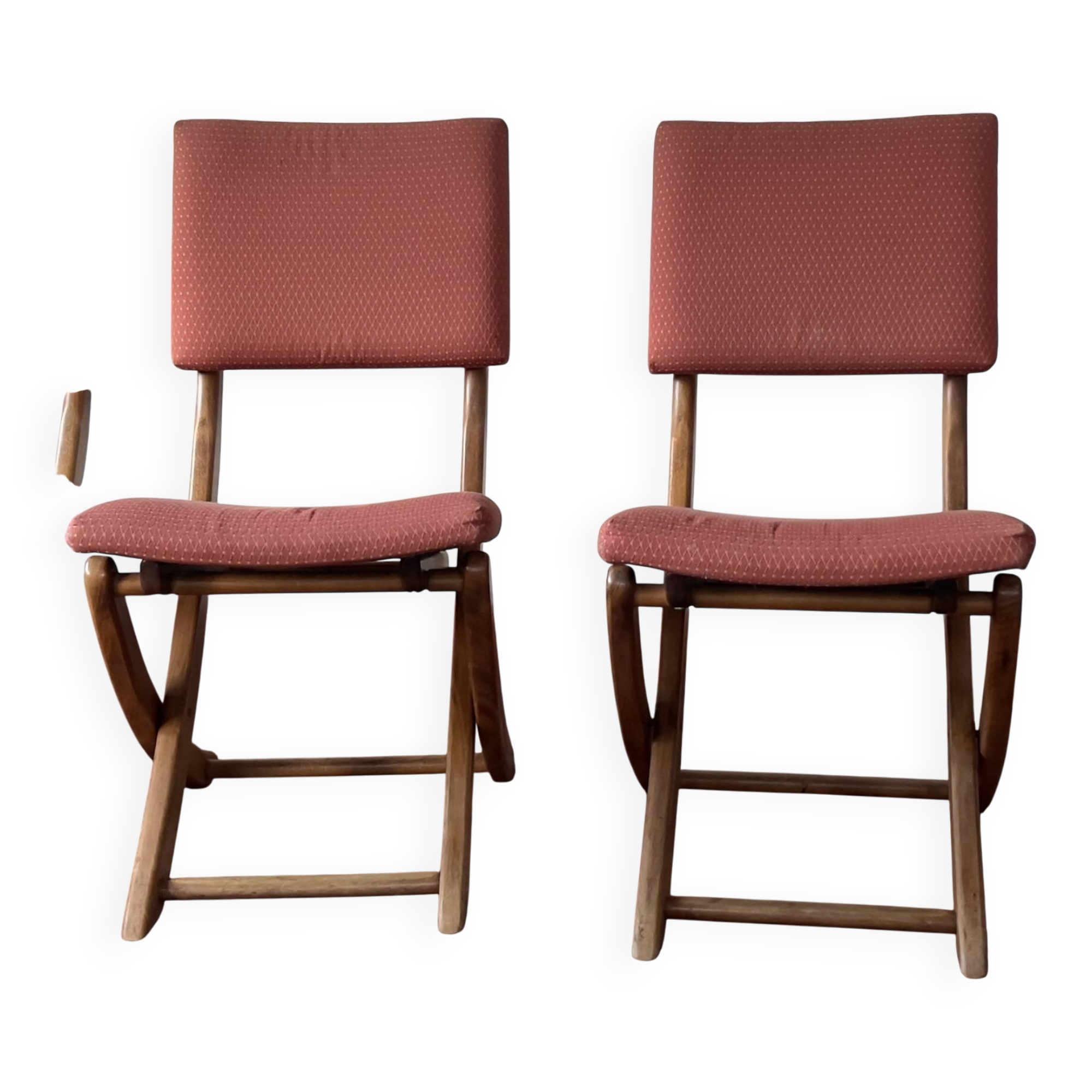 Padded folding chairs