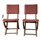 Padded folding chairs