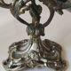 Pair of Candelabra in Louis XV/Rocaille Style, 2 lights. In gilded bronze, 19th century.