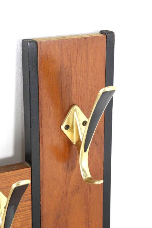 Wall coat rack 'Erika' - mid century modern - vintage