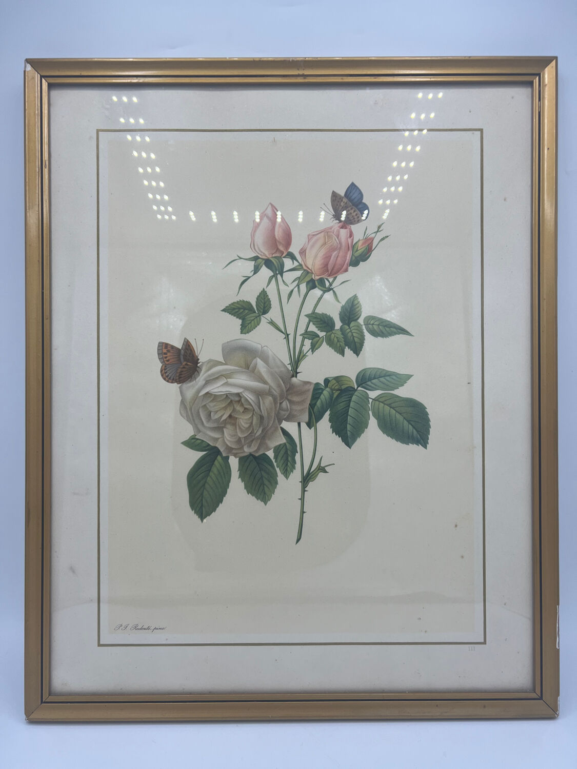 Vintage lithography frame