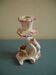 ceramic candlestick chandelier Italy vintage decor candleholder