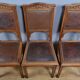 Set of 6 walnut chairs, Art Nouveau – Early 20th century