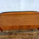 Hifi tv stand enfilade Scandinavian style 1960 vintage teak feet compass