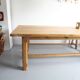 Table de ferme rénovée