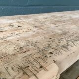 Antique workbench in light wood