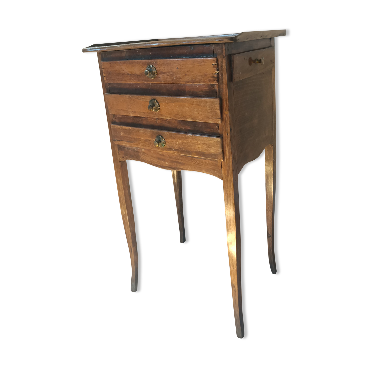 Bedside table with secret drawer