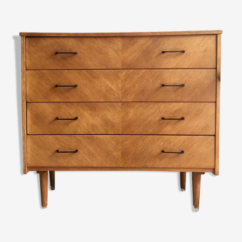 Oak 4 vintage Dresser drawers