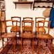 6 anciennes chaises bistrot