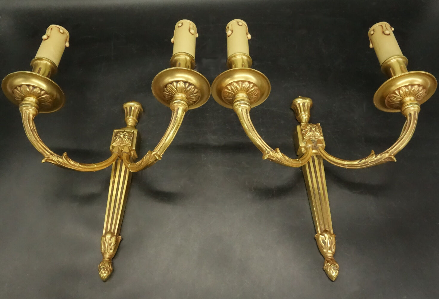 Pair of Louis XVI style sconces
