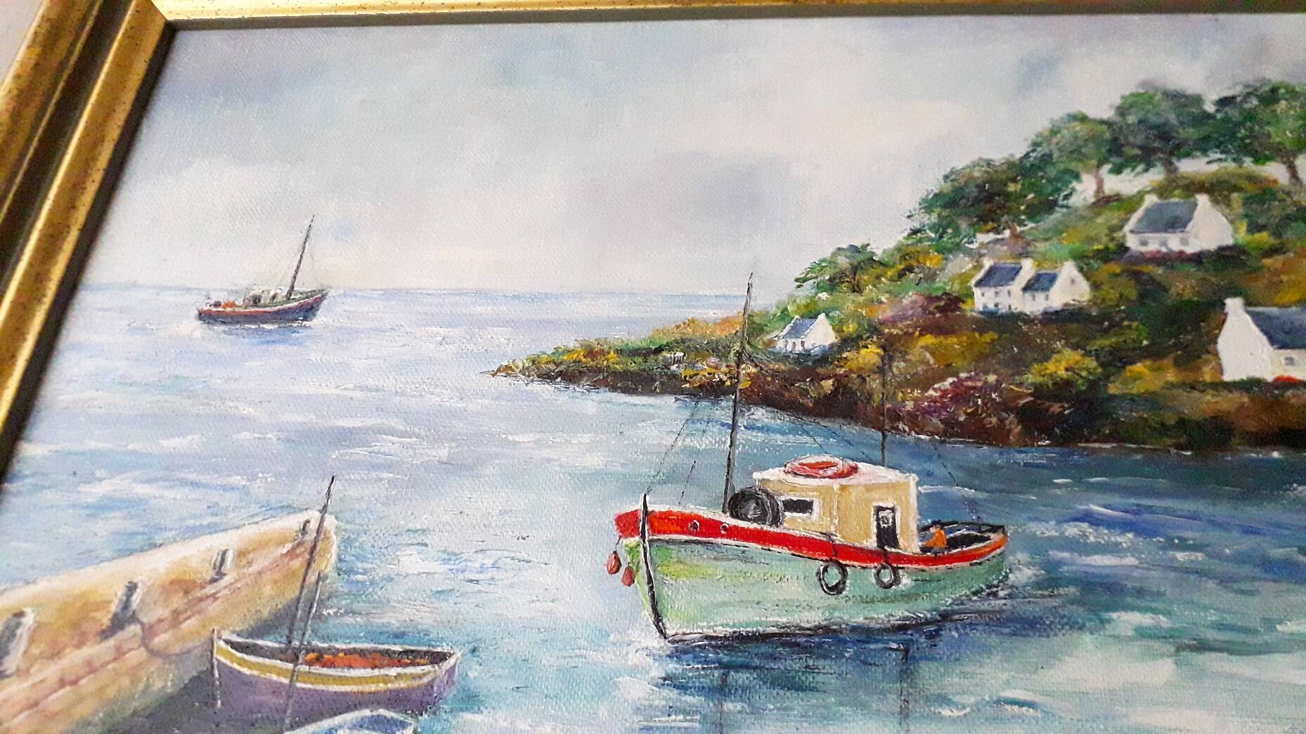 Marine painting painting