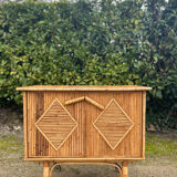 Bamboo furniture with wheels