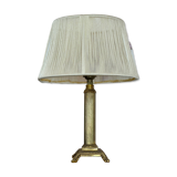 Bedside lamp with brass base