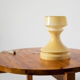 Glass 'Chess' table lamp designed by Ivan Jakes, Czechoslovakia, 1970s