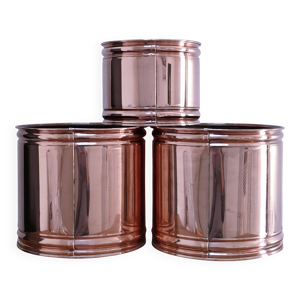 Trois cache-pot cylindre - design scandinave